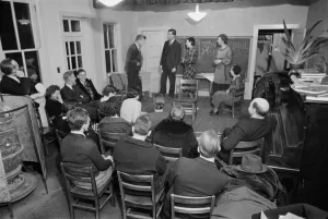 Classroom Prints: Residents at Westmoreland Homesteads in a dramatice group