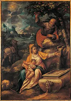 Fountain Prints: Rest during the Flight to Egypt