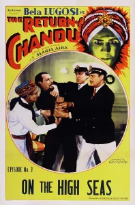 Images Dated 14th January 2014: THE RETURN OF CHANDU, Bela Lugosi in Episode No. 3: On the High Seas, poster art, 1934