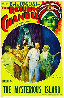 Images Dated 2nd October 2009: THE RETURN OF CHANDU, top right and center: Bela Lugosi in Episode No