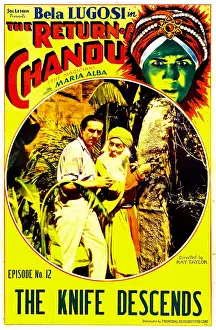 Images Dated 2nd October 2009: THE RETURN OF CHANDU, top right and inset left: Bela Lugosi in Episode No
