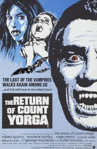 Images Dated 13th June 2013: THE RETURN OF COUNT YORGA, right: Robert Quarry on UK poster art, 1971