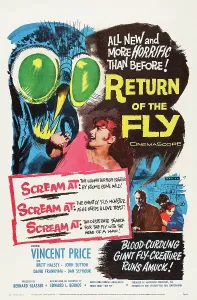 Price Prints: RETURN OF THE FLY, US poster art