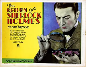 Clive Prints: THE RETURN OF SHERLOCK HOLMES, Clive Brook, 1929