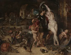 Peter Paul Prints: The Return from War: Mars Disarmed by Venus