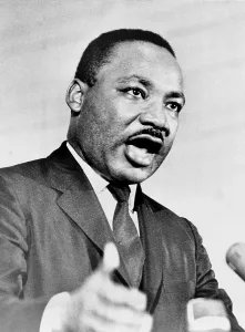Sclc Prints: Rev. Martin Luther King, speaking at a rally in Crawfordville, Georgia