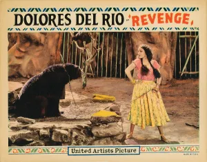 Animal Prints: REVENGE, lobbycard, Dolores Del Rio, 1928