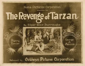 Monkey Prints: THE REVENGE OF TARZAN, lobbycard, Gene Pollar, 1920
