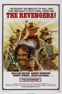Images Dated 27th June 2014: THE REVENGERS, US poster, center from top: William Holden