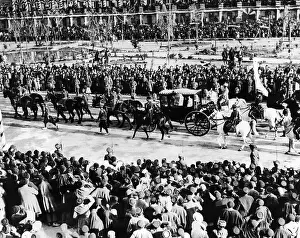 Royalty Prints: Reza Shah Pahlavi's coronation procession on May 22, 1926