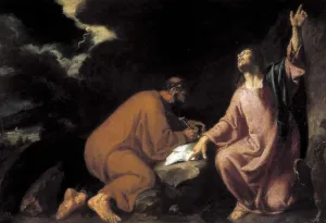 RIBALTA, Francisco (1565-1628). Saint John and Saint Matthew. 1620s. Baroque art. Oil on canvas. SPAIN. Madrid. Prado Museum. AISA/Everett Collection**US SALES ONLY**