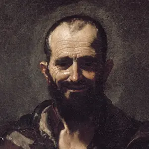 Ribera Prints: RIBERA, Jose (1588-1652). Democritus