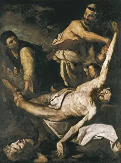 Ribera Prints: RIBERA, Jose (1588-1652). Martyrdom of St Bartholomew