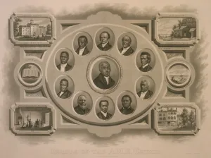 Bishops Prints: Richard Allen (1760-1831) and other African Methodist Episcopal bishops