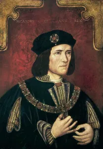 Richard III. ca. 1483 - ca. 1485. Anonymous portrait. Oil on wood. UNITED KINGDOM. London. National Portrait Gallery. AISA/Everett Collection**US SALES ONLY**