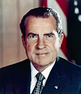 Centrist Prints: Richard M. Nixon, 37th president of the US from 1969-1974
