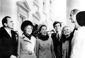 Nixon Prints: Richard Nixon, Pat Nixon, Julie Eisenhower