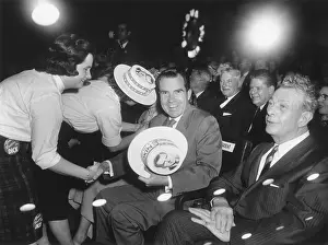 Lcgr1412 Prints: Richard Nixon at a Republican campaign event