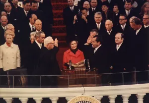 Inauguration Prints: Richard Nixon taking the Oath of Office on Jan 20 1969