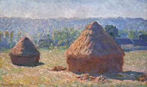 Date Prints: Ricks. End of the Summer, Morning Effects (les Meules)