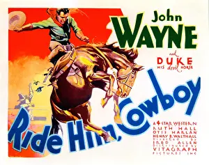 Bucking Prints: RIDE HIM, COWBOY, John Wayne, 1932