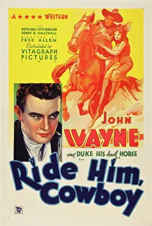 Images Dated 10th November 2006: RIDE HIM, COWBOY, John Wayne, Ruth Hall, 1932