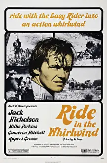 Images Dated 10th December 2014: RIDE IN THE WHIRLWIND, US poster art, Jack Nicholson, 1965