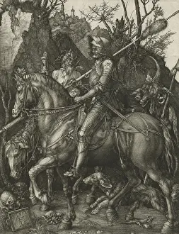 Knight Prints: Rider, Death and the Devil, by Albrecht Durer
