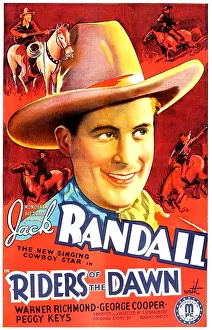 Riding On Horse Prints: RIDERS OF THE DAWN, Jack Randall, 1937