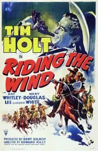 Images Dated 16th September 2014: RIDING THE WIND, US poster art, Tim Holt, 1942
