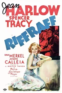 Harlow Prints: RIFFRAFF, Jean Harlow, Spencer Tracy, 1936
