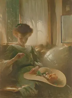 Sun Hat Prints: THE RING, by John White Alexander