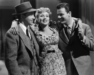 Murphy Prints: RINGSIDE MAISIE, from left, George Murphy, Ann Sothern, Robert Sterling, 1941
