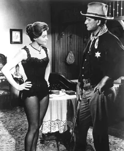 Badge Prints: RIO BRAVO, Angie Dickinson, John Wayne, 1959