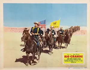 Images Dated 30th August 2016: RIO GRANDE, John Wayne, 1950 TM and Copyright 20th Century Fox Film Corp