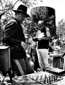 Behind The Scenes Prints: RIO LOBO, John Wayne (far left)