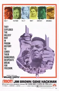 Hackman Prints: RIOT, top l-r: Jim Brown, Gene Hackman
