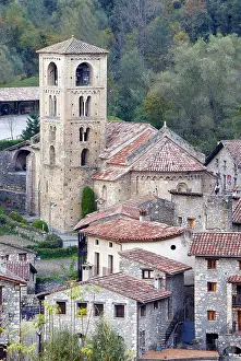 Gerona Prints: Ripolls. Beget. Church of Sant Cristofol