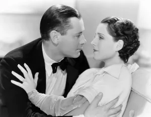 7gv Proj Prints: RIPTIDE, from left, Herbert Marshall, Norma Shearer, 1934