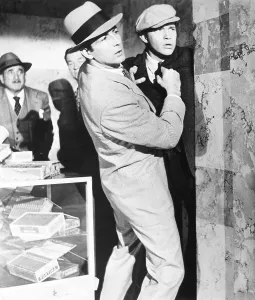 Observing Prints: THE RISE AND FALL OF LEGS DIAMOND, front: Ray Danton, Warren Oates, 1960