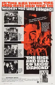 Images Dated 28th March 2011: THE RISE AND FALL OF LEGS DIAMOND, US poster art, Ray Danton (head), 1960