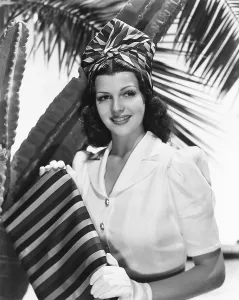 White Gloves Prints: Rita Hayworth, circa 1940