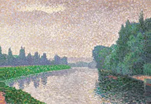 Vegetation Prints: River Bank, by Paul Signac, 19th Century