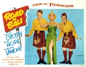 Hope Prints: ROAD TO BALI, Bing Crosby, Dorothy Lamour, Bob Hope, 1952