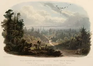 Transport Prints: Road running through the Allegany Mountains of Eastern Pennsylvania in 1832