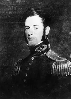 Robert E Prints: Robert E. Lee (1807-1870), celebrated Confederate General in the United States Civil War