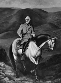 General Prints: Robert E. Lee (1807-1870), celebrated Confederate General in the United States Civil War
