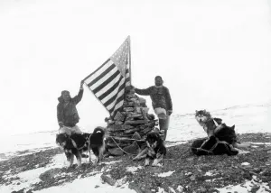 Robert E Prints: ROBERT E. PEARY-Peary's expedition to the North Pole