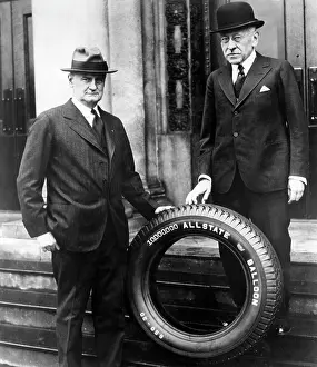 Wood Prints: Robert E. Wood (left), Julius Rosenwald (right)