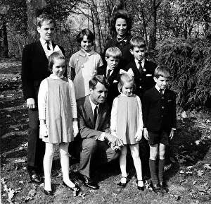 Bobby Prints: Robert F. Kennedy and family, (top)